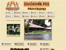 Tablet Screenshot of haciendamh.com